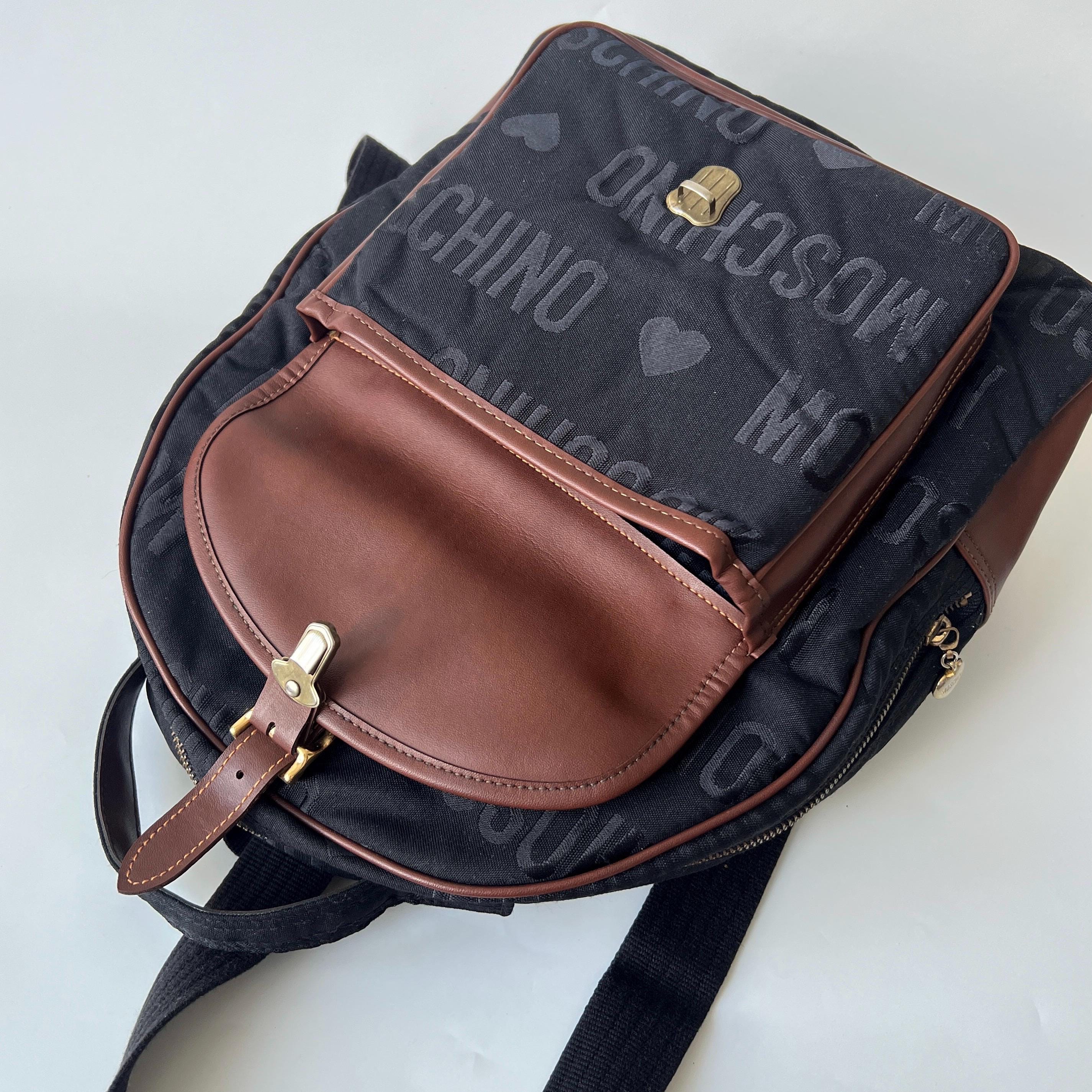 MOSCHINO STATIONERY Authentic Vintage Backpack - Etsy