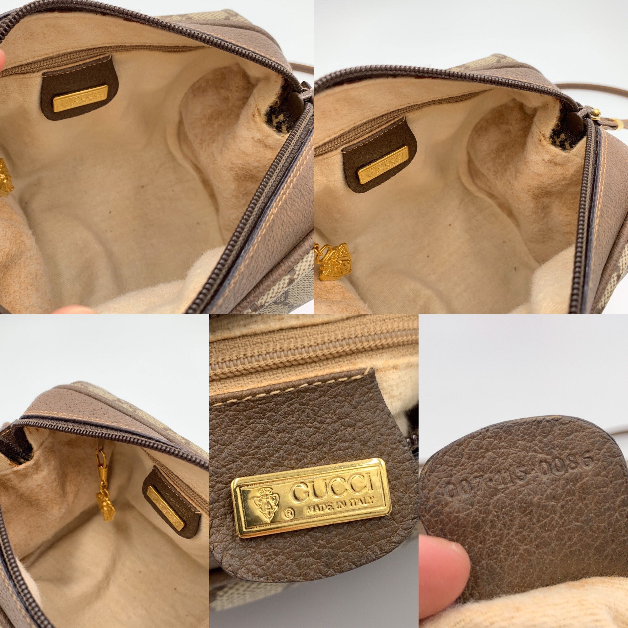 Authentic GUCCI Vintage Candy GG Supreme Canvas Mini Crossbody Bag Etsy