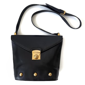 Salvatore Ferragamo Authentic Vintage Shoes Studs Logo Crossbody Bag