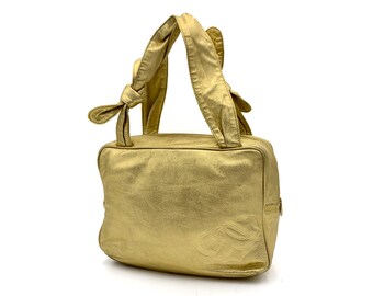 Authentic Loewe Vintage Bow-tie Handbag