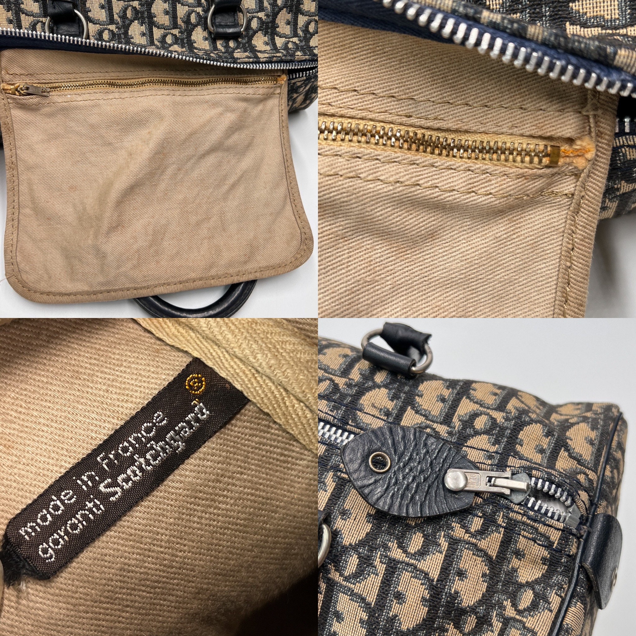 CHRISTIAN DIOR Trotter Mini Boston Bag with Cadena – Rob's Luxury Closet