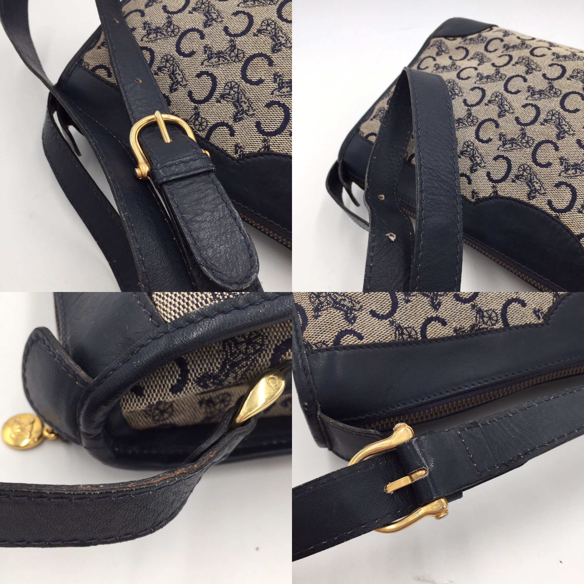 本物の CELINE ヴィンテージ サルキー ホース キャリッジ