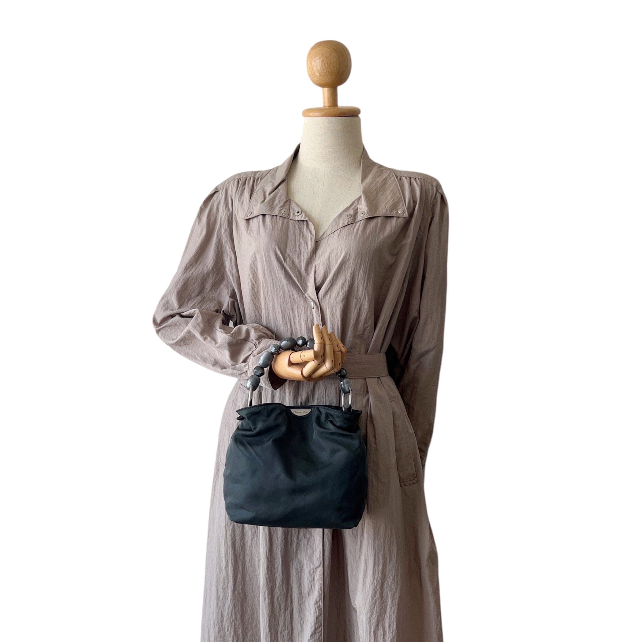 Christian Dior MARIS PEAR NYLON HAND BAG