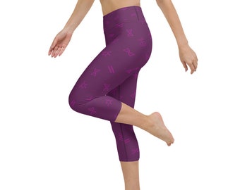 Genetics Medley Yoga Capri Leggings / Adult Women's / STEM Enthusiasts - Multiple Colors
