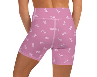 Genetic Motifs Biker Yoga Shorts - Multiple Prints