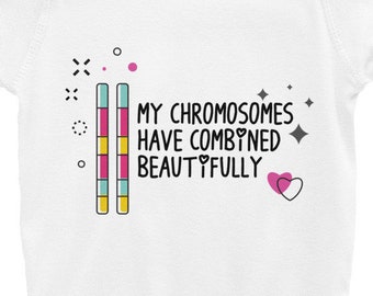 Beautiful Chromosomes Bodysuit / Baby Infant Onesie / Parents in STEM / Baby Shower Gifts / Multiple Sizes