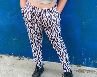 DNA Themed Women's Joggers - Multiple Prints