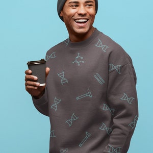 Just Your Casual DNA Genetic Symbol Print Unisex Sweatshirt