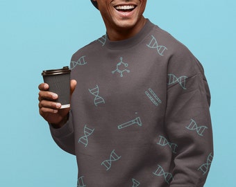 Just Your Casual DNA Genetic Symbol Print Unisex Sweatshirt