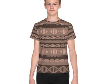 DNA Dude Youth T-Shirt Brown Sizes 8-20 STEM