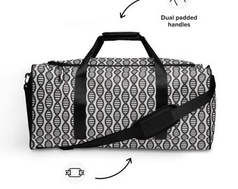 DNA Double Helix Duffle bag