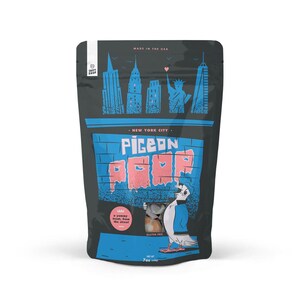 Taffy Shop NYC Pigeon Poop Saltwater Taffy 7oz Bag Candy - New York City Candy Gift - Soft and Sweet - Gluten-Free, Peanut-Free
