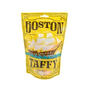 Taffy Shop Boston Salt Water Taffy 7oz Bag Candy - Soft and Sweet Gift Made in the USA - Guaranteed Fresh - Gluten-Free, Peanut-Free