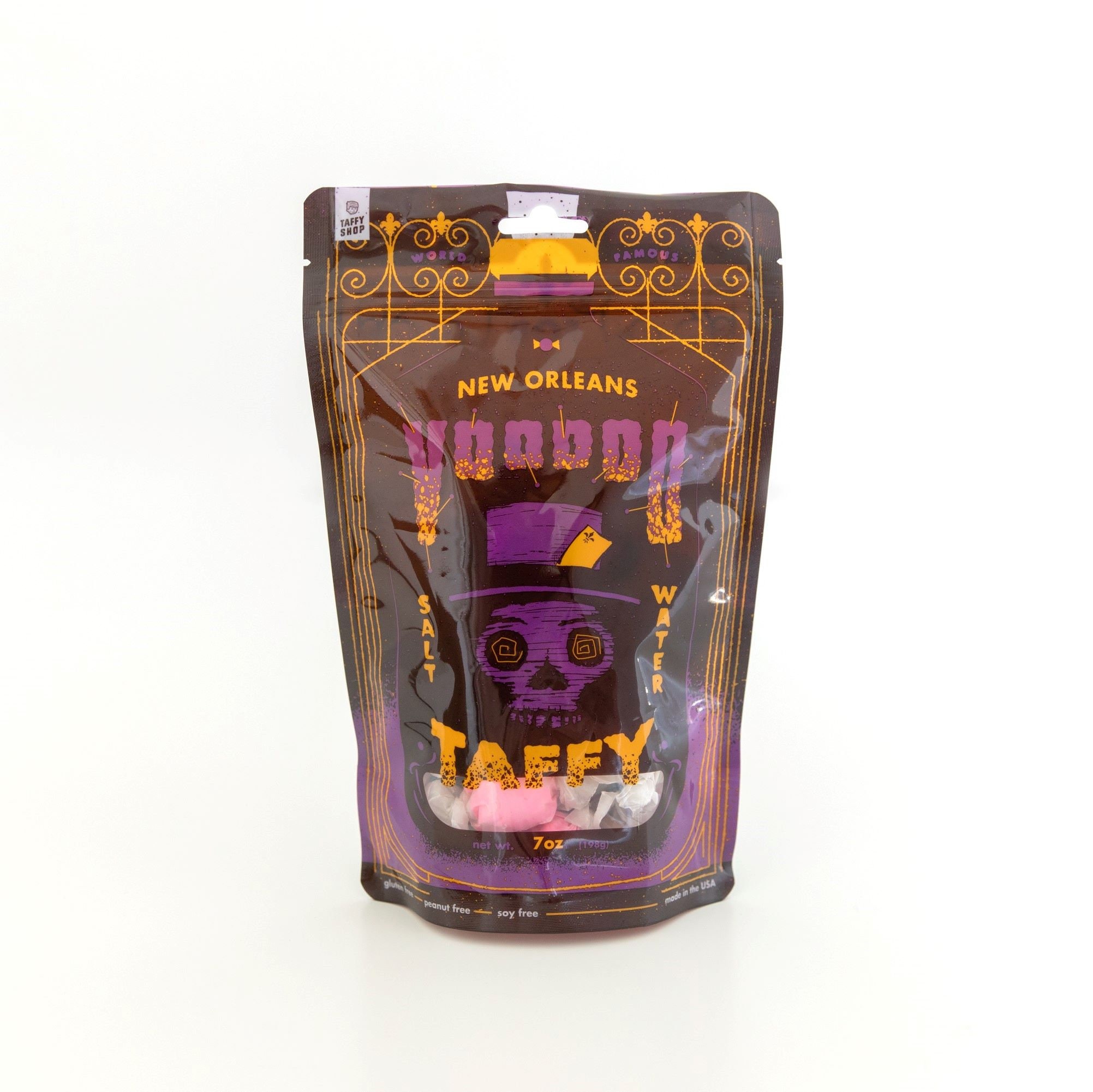 Taffy Shop New Orleans Voodoo Saltwater Taffy 7oz Bag Etsy