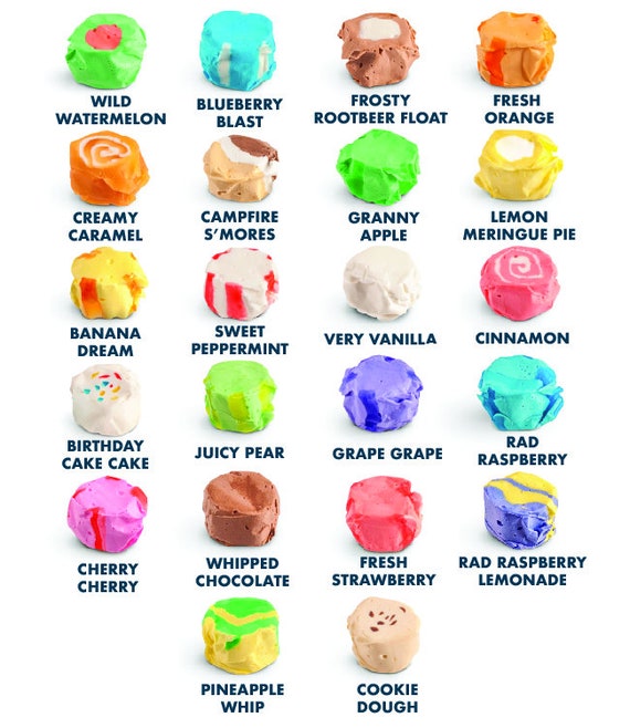 Taffy Shop Favorites Mix Salt Water Taffy Candy Soft and Sweet