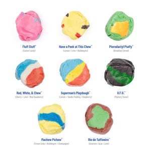Taffy Shop Kid Favorites™ Mix Salt Water Taffy Candy - Soft, Sweet Candy Assortment, Made in the USA - Gluten-Free, Peanut-Free