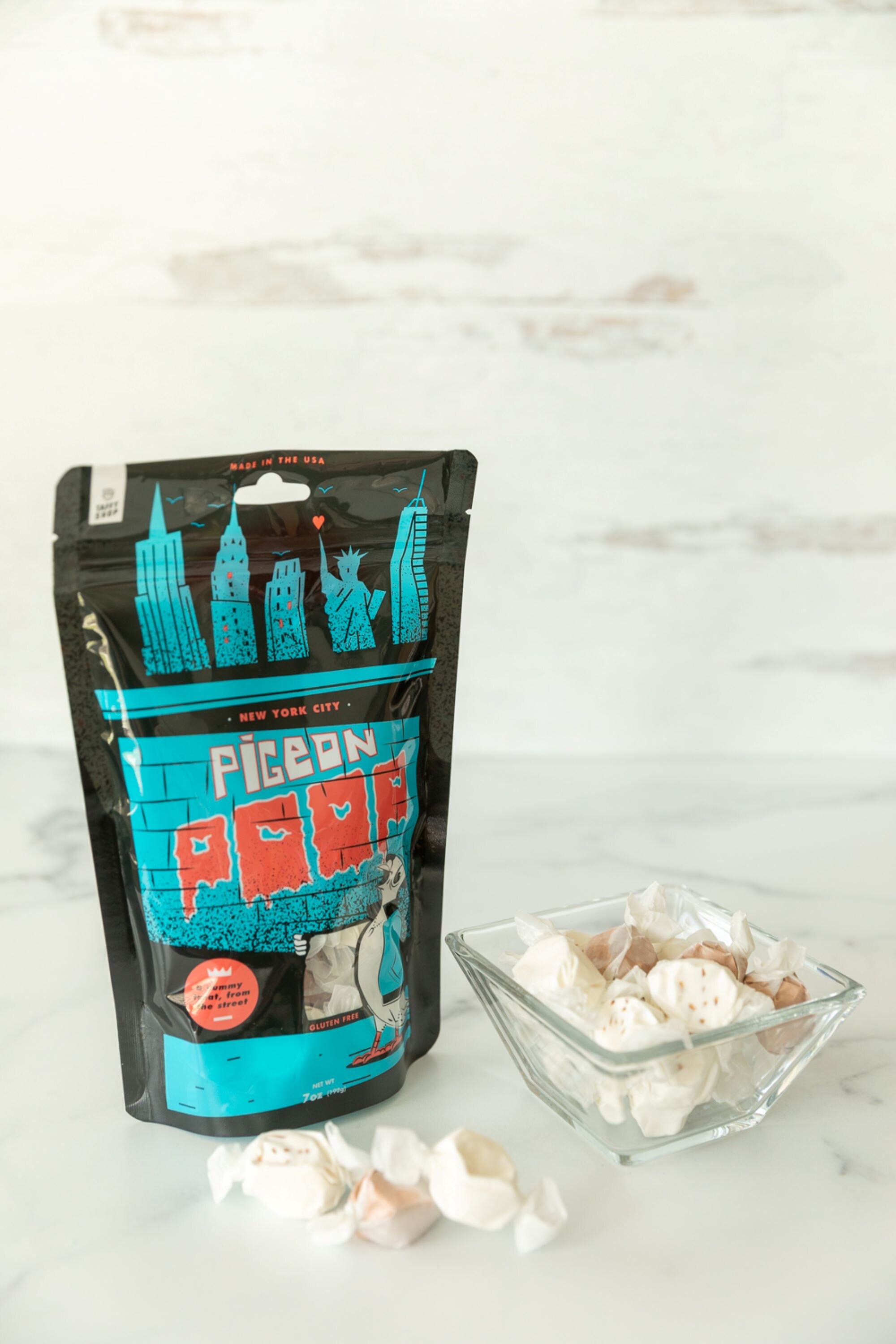 Taffy Shop NYC Pigeon Poop Saltwater Taffy 7oz Bag Candy New Etsy