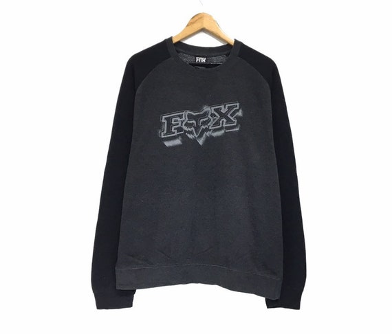 FOX RACING Crewneck Sweatshirt Big Logo 
