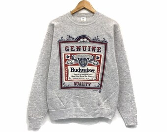 Vintage 90s Genuine BUDWEISER Crewneck 