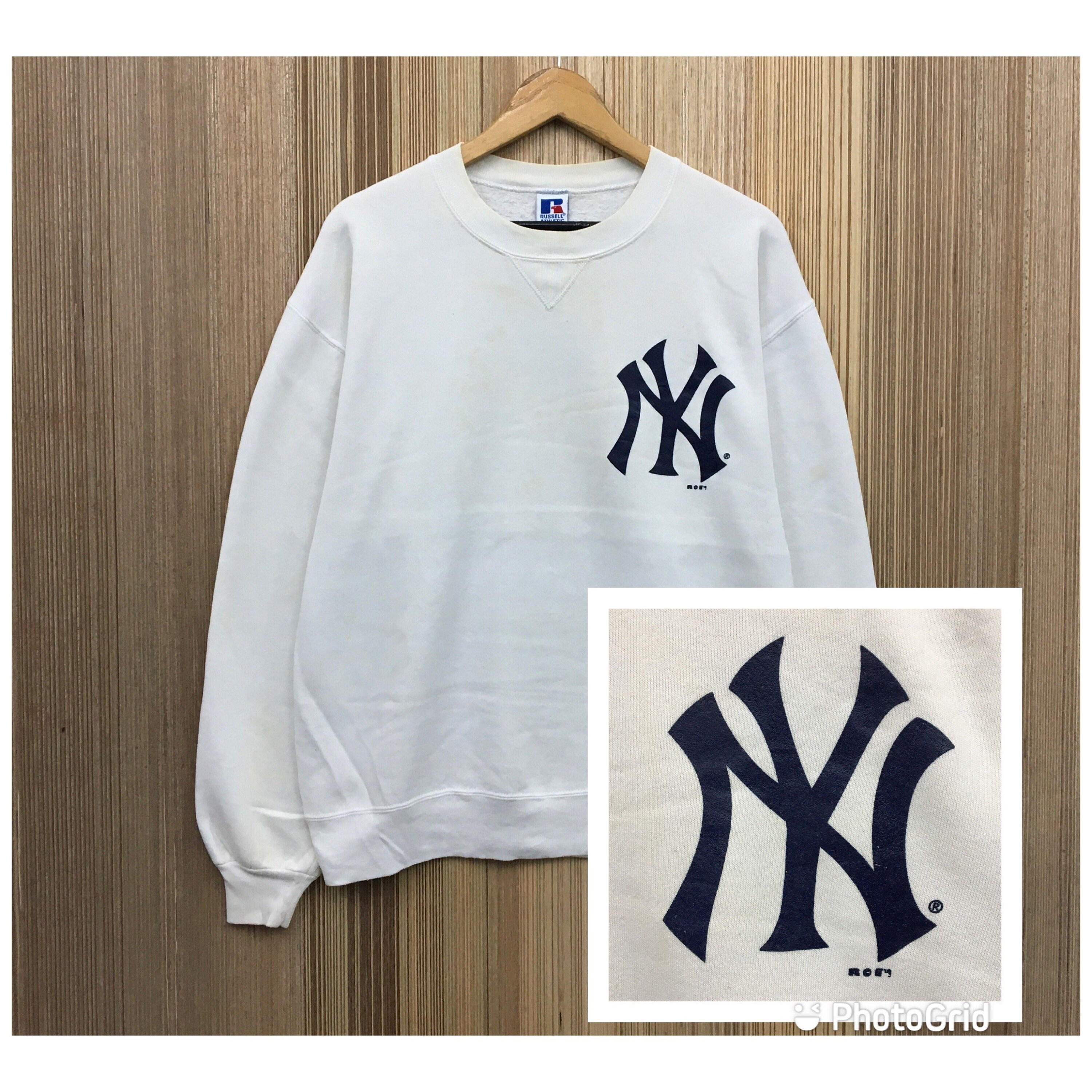 Vintage NEW YORK YANKEES Crewneck Sweatshirt Medium Spell Out Etsy