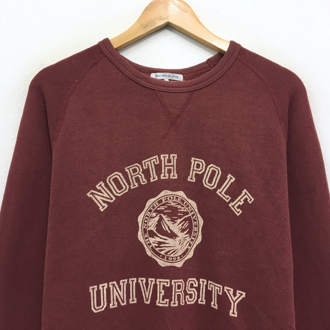 NORTH POLE UNIVERSITY Crewneck Sweatshirt Jumper Big Print | Etsy