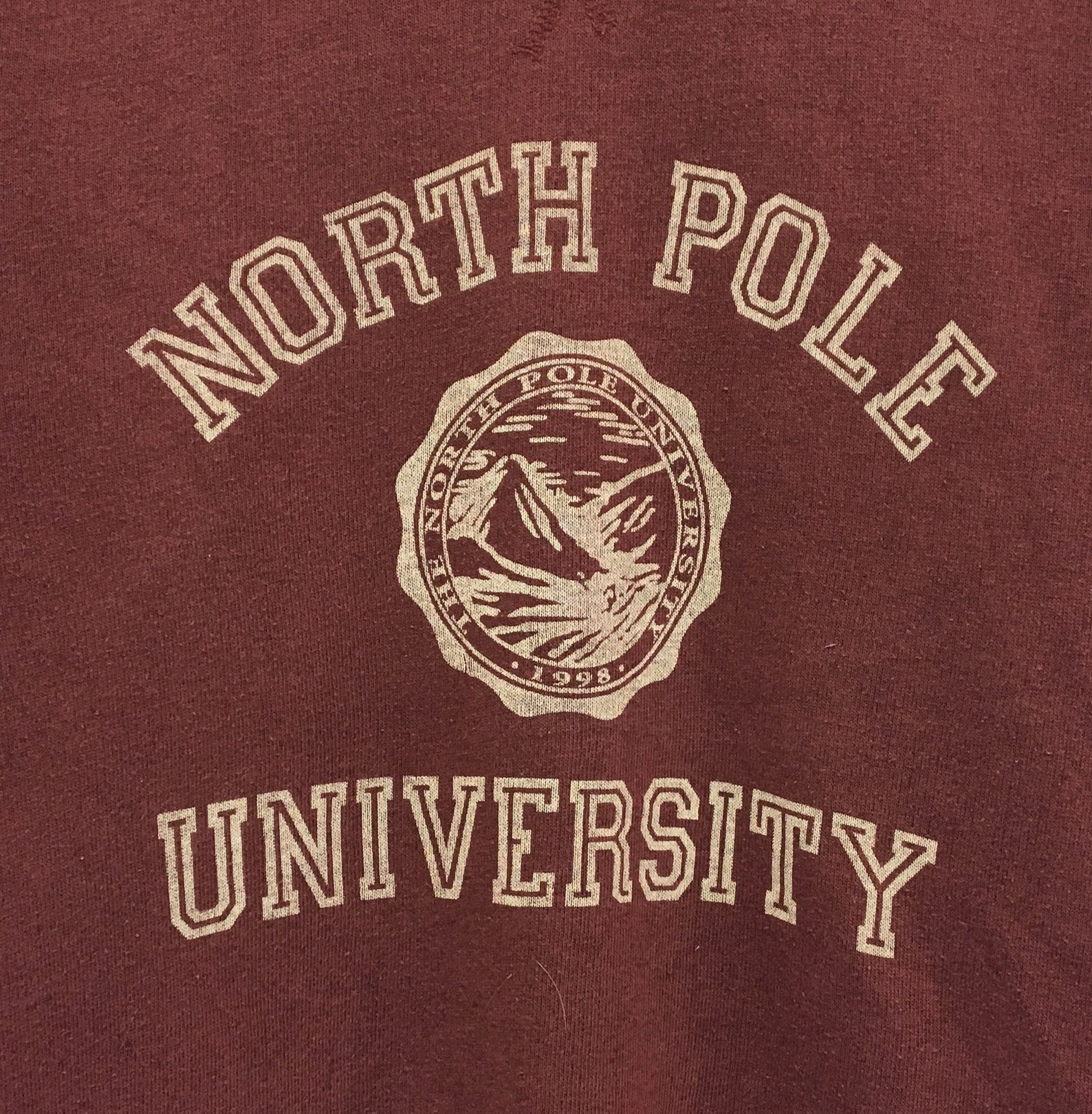 NORTH POLE UNIVERSITY Crewneck Sweatshirt Jumper Big Print | Etsy