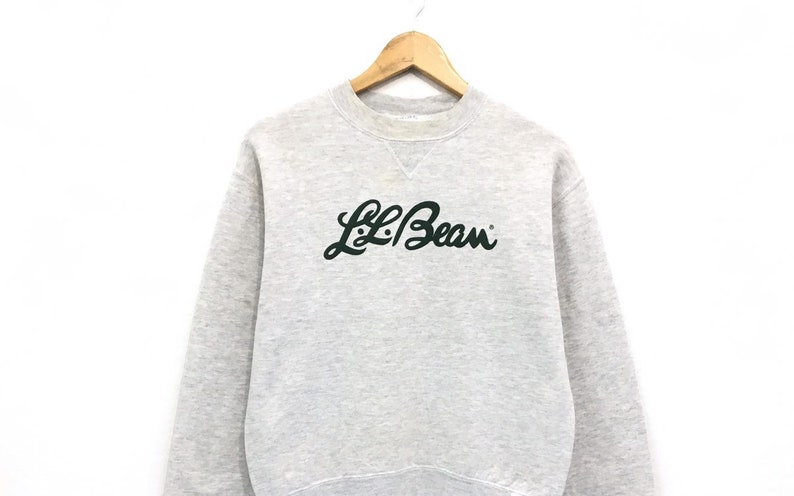 Vintage LL Bean Crewneck Russell Athletics Sweatshirt Big Logo Spell Out Pullover  Fashion Style  Streetwear  Urban Style  Small Size