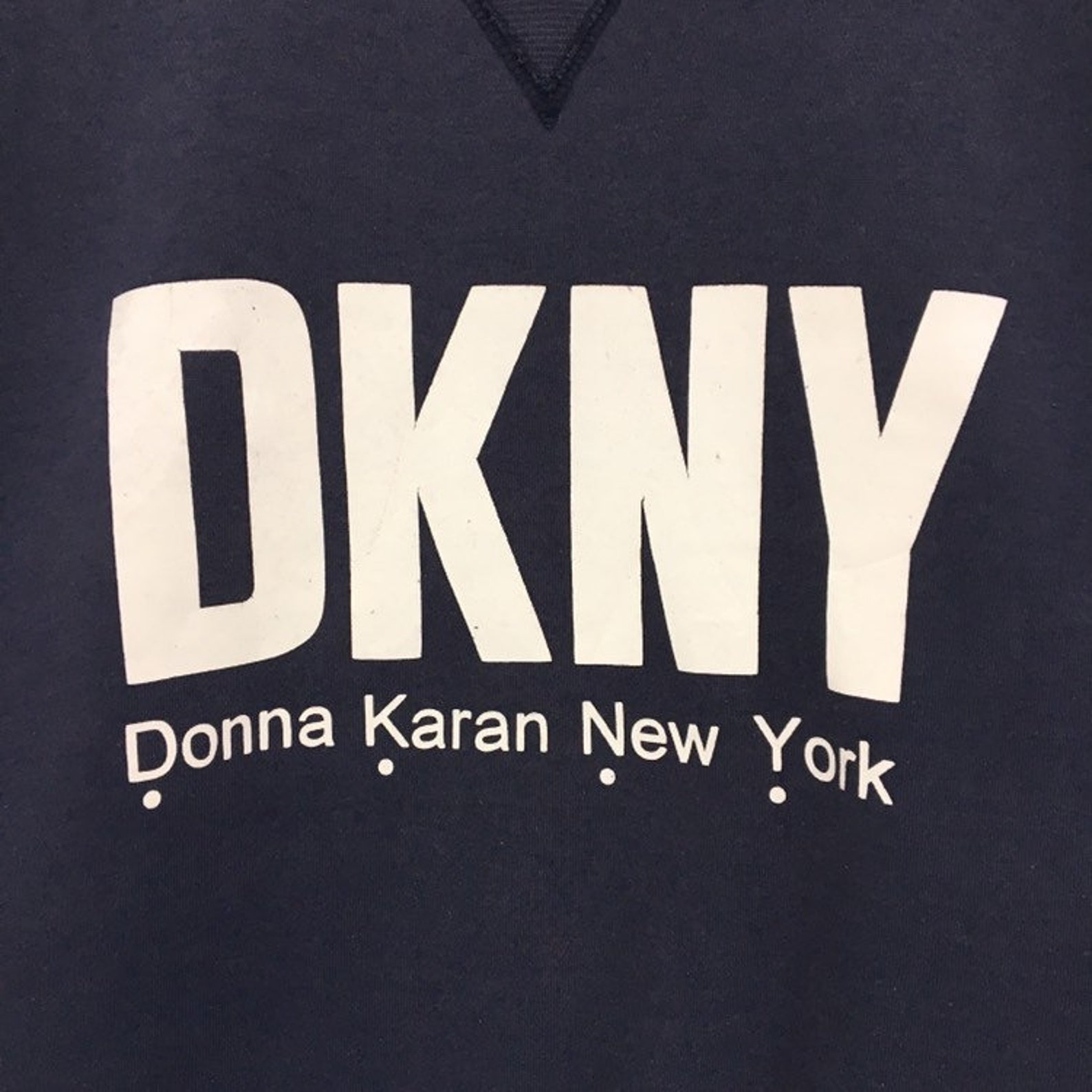 Donna Karan New York DKNY Crewneck Sweatshirt Big Logo Spell | Etsy