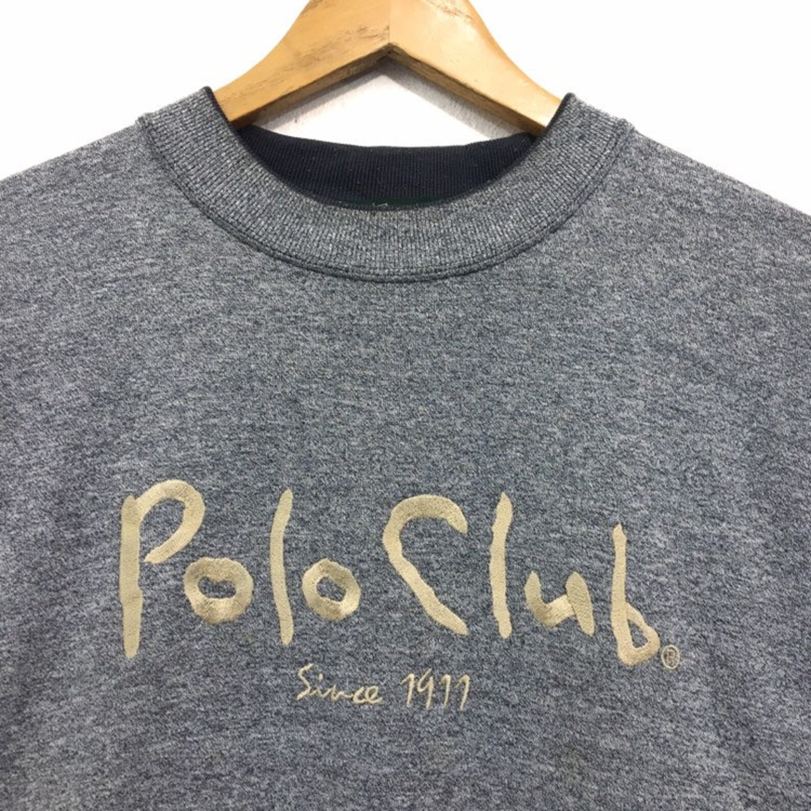 POLO CLUB Crewneck Sweatshirt Jumper Embroidery Big Logo Spell | Etsy