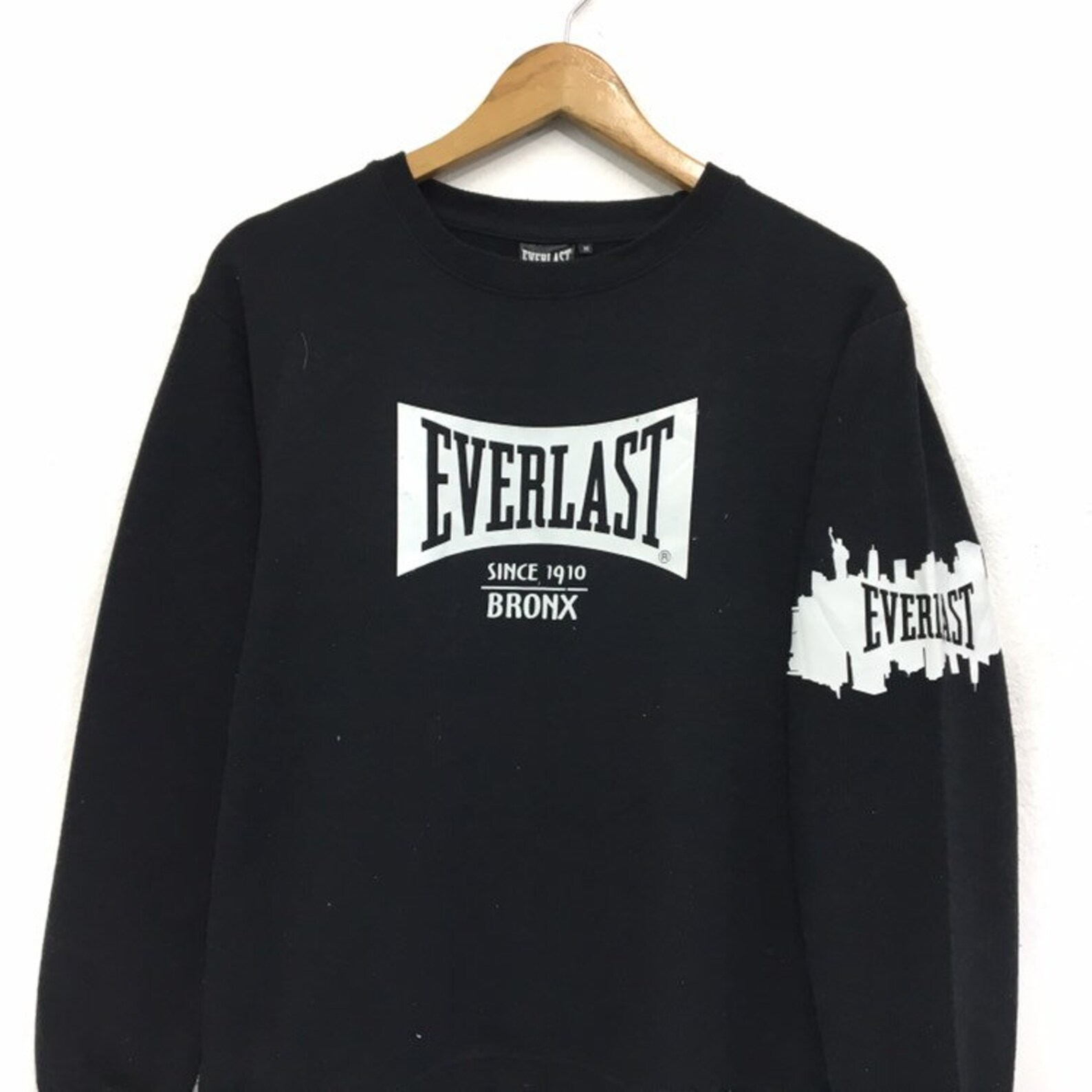 Everlast USA Crewneck Sweatshirt Big Logo Spell Out Pullover / | Etsy
