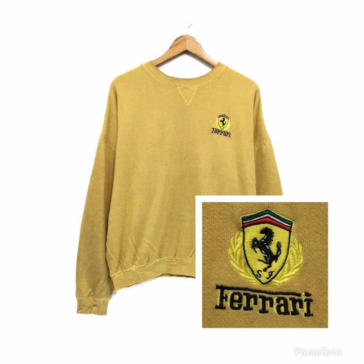 Kleding Herenkleding Hoodies & Sweatshirts Sweatshirts Vintage Ferrari Magneti Marelli Crewneck Sweatshirt 