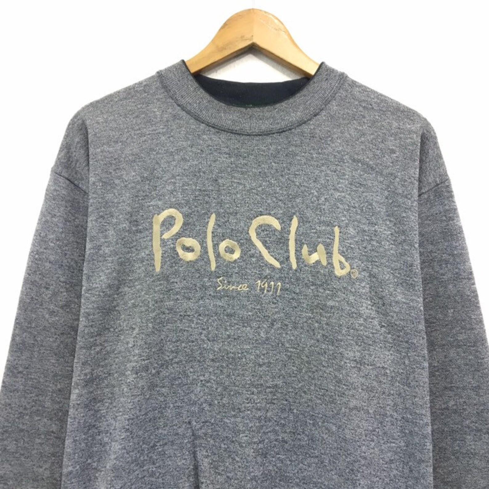 POLO CLUB Crewneck Sweatshirt Jumper Embroidery Big Logo Spell | Etsy