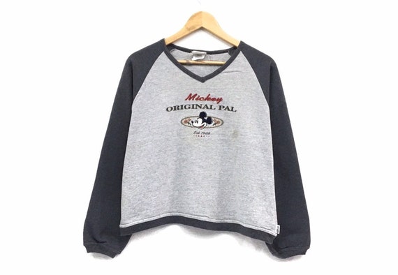 MICKEY MOUSE V Neck Sweatshirt Jumper 