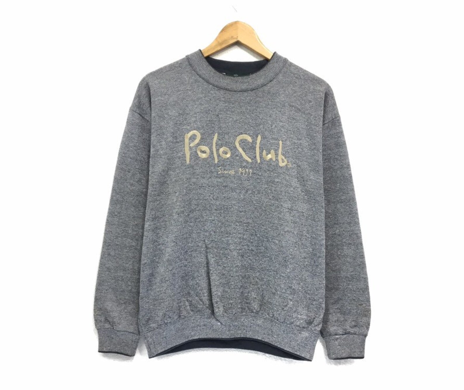 POLO CLUB Crewneck Sweatshirt Jumper Embroidery Big Logo Spell Etsy