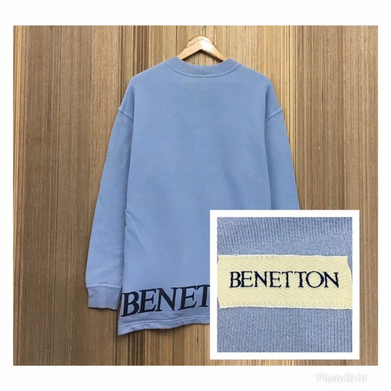 Vintage UNITED colors of BENETTON spellout crewneck sweatshirt size fits M