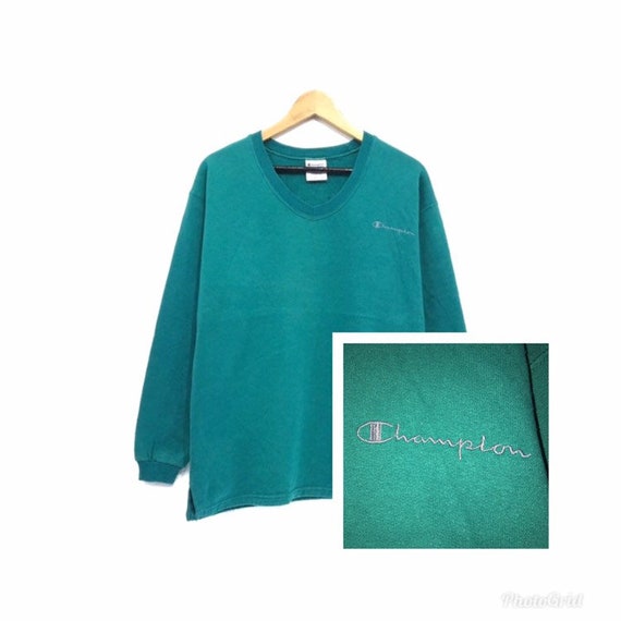CHAMPION V Neck Sweatshirt Jumper 