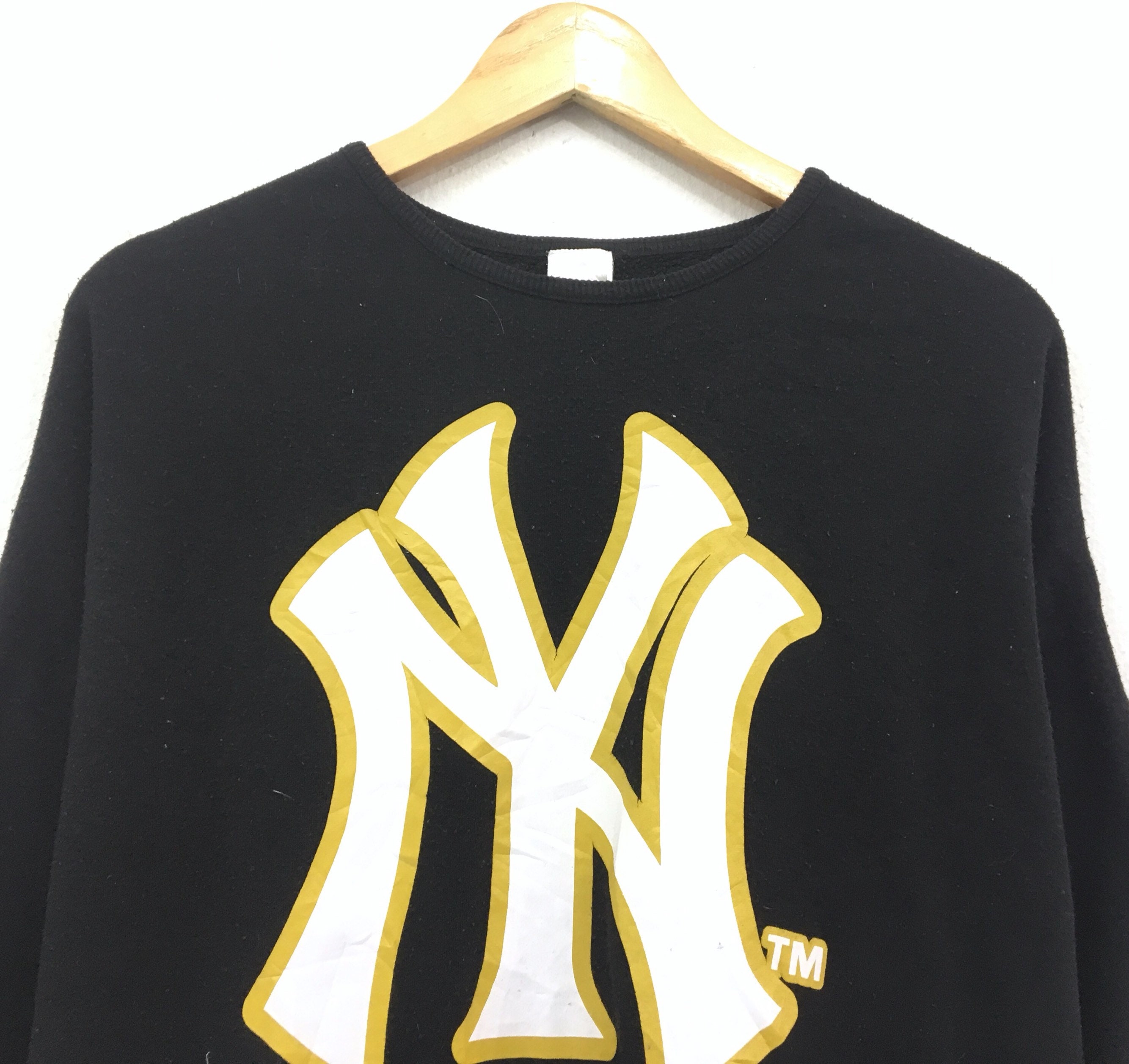 NEW YORK YANKEES Crewneck Sweatshirt Big Logo Pullover / | Etsy