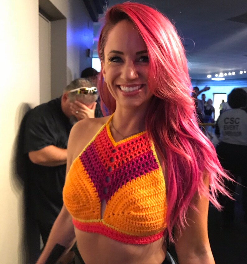 Sunset Mermaid Crop