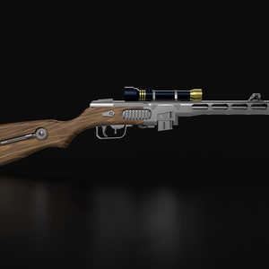 Star Wars inspired Blaster Rifle for Mandalorians or Bounty Hunters "Caliban Light Carbine"- Printable 3D files