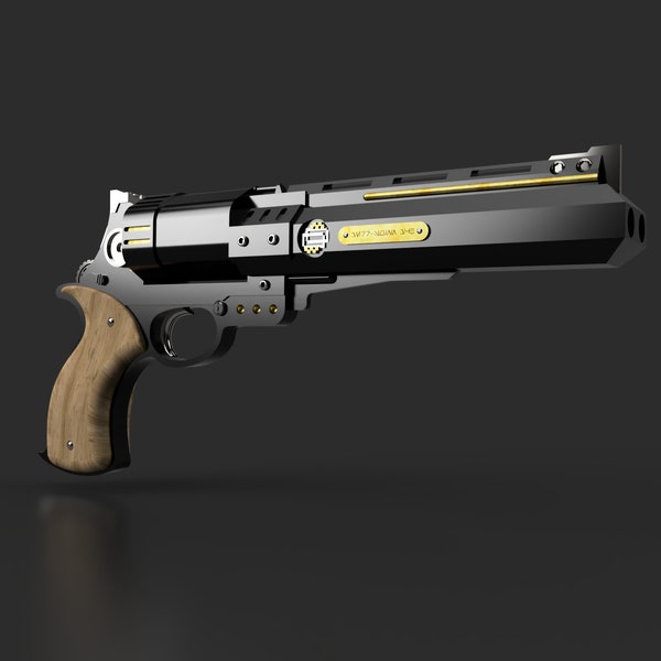 Star Wars inspired blaster pistol for Mandalorians or Bounty Hunters "Merr-Sonn Model 45" - printable 3D files