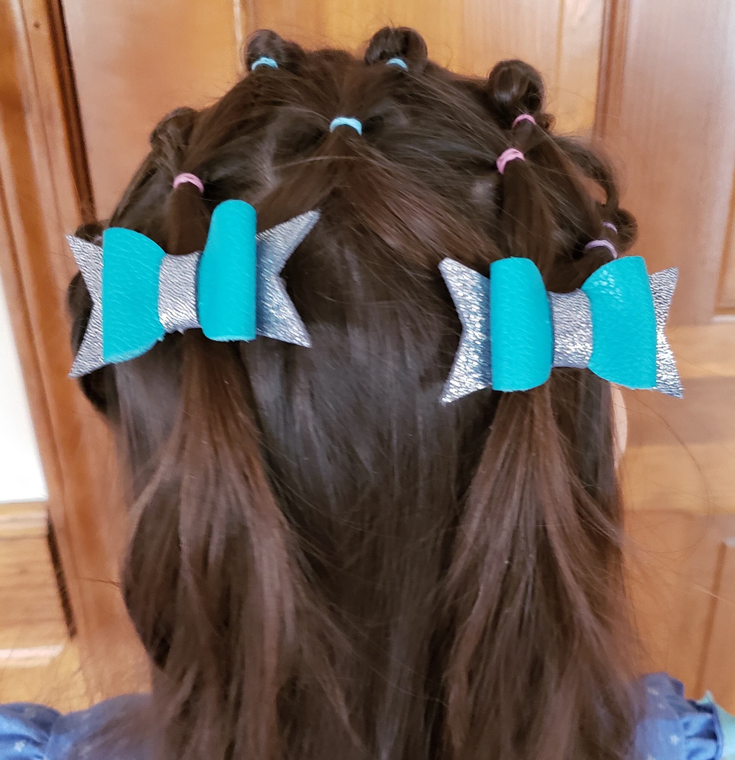 pigtail bows for babies