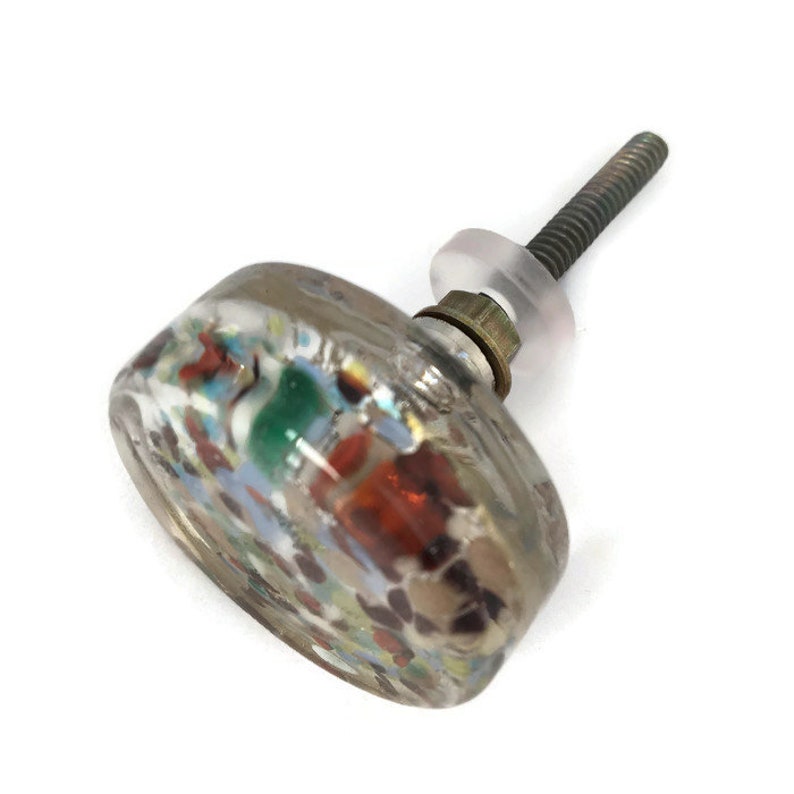 Flat Glass Mixed Color Knob