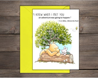 Friendship Card: Winnie the Pooh