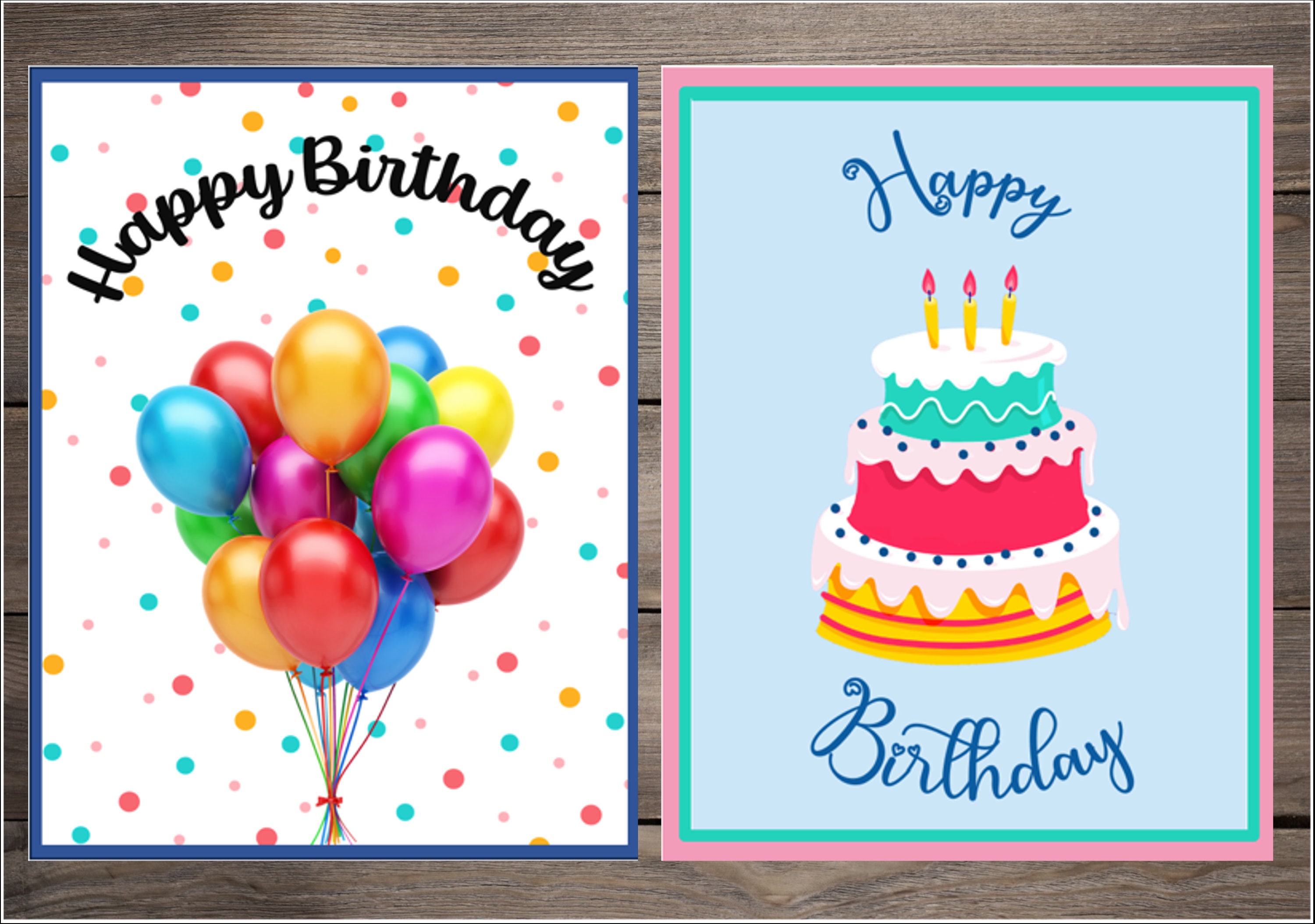 Birthday Card Assortment #1 - Set of 10 or 20, Bulk Birthday Cards ...