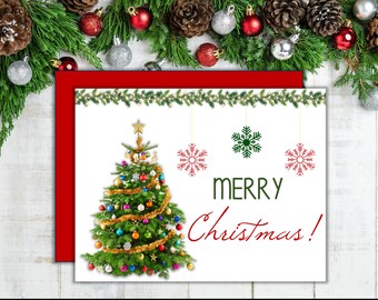 Merry Christmas Card: Christmas Tree
