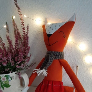 FOX stuffed toy 50 cm Handmade cuddly toy forest animal forest wild gift child