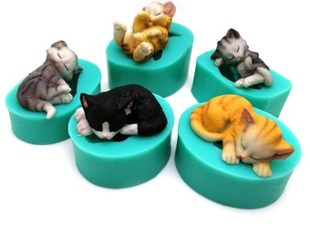 fondant cat etsy