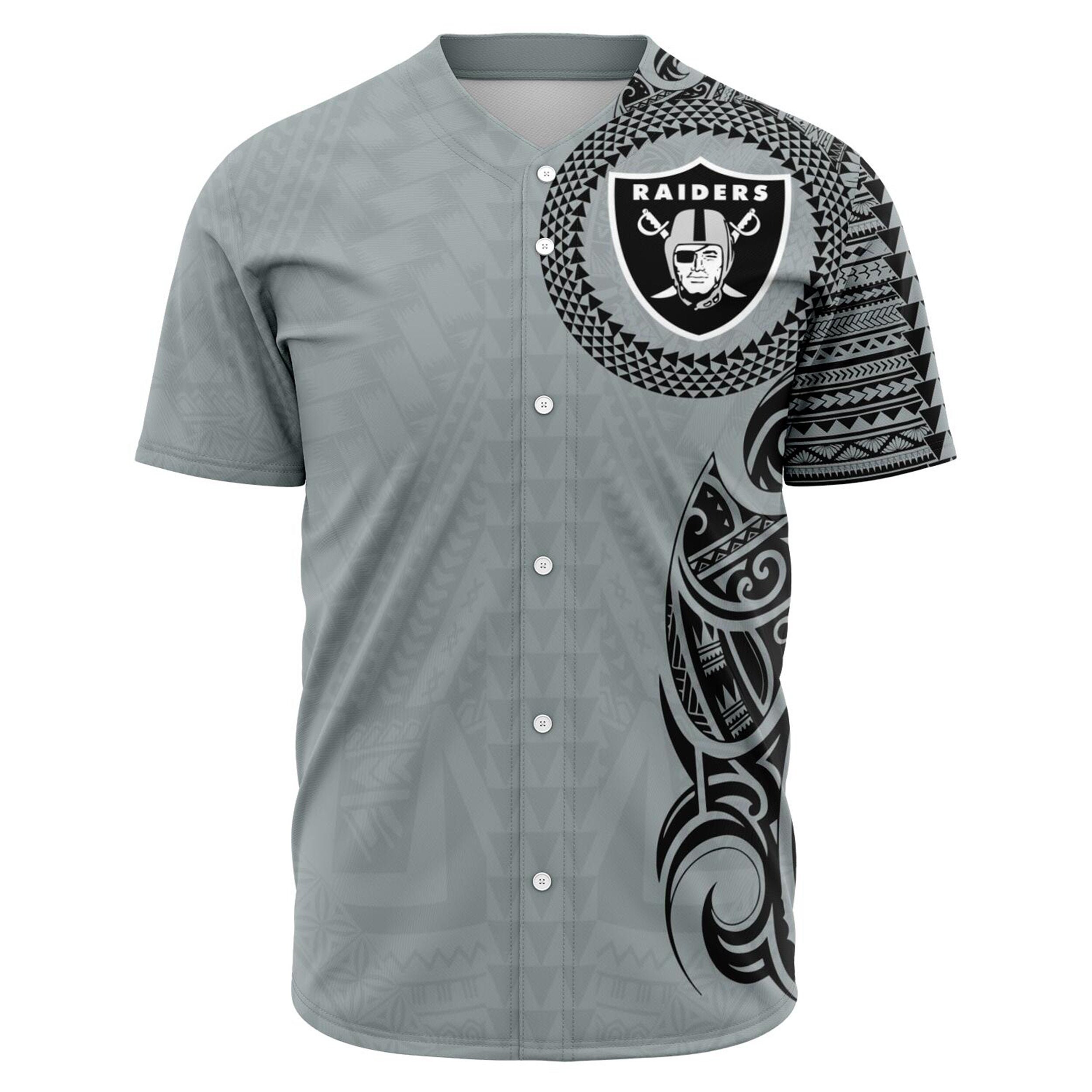 oakland raiders baseball shirt