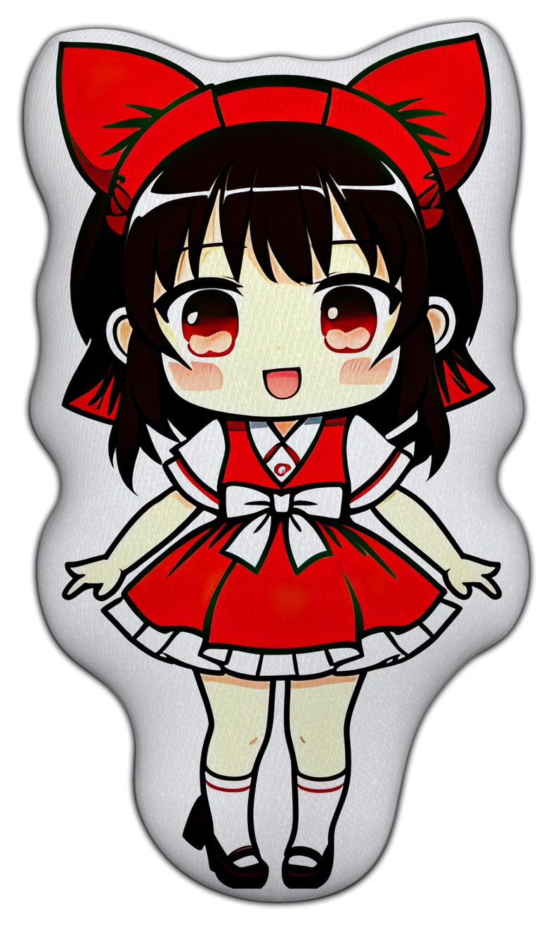 Anime Girl Plush Toy Illustrated Cute Anime Pillow Short Etsy