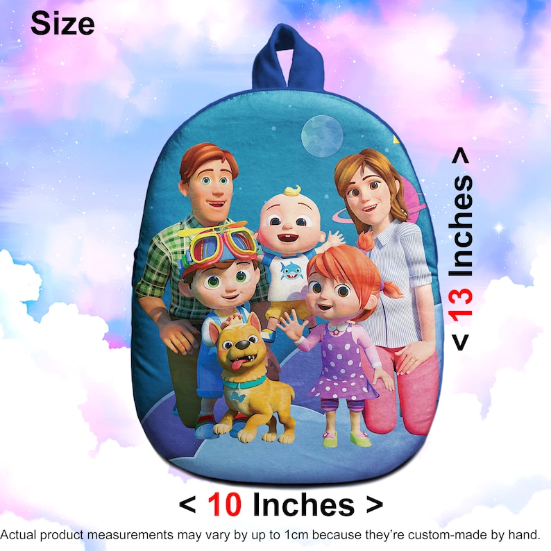 Mochilas infantiles con temática de conejitos vibrantes imagen 2